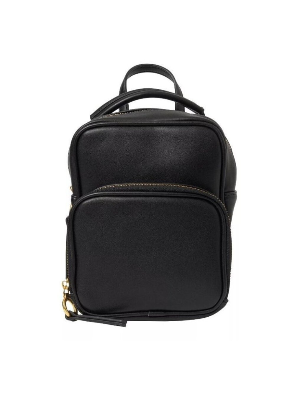 URBAN ORIGINALS Voyage faux-leather women's mini backpack - BLACK~